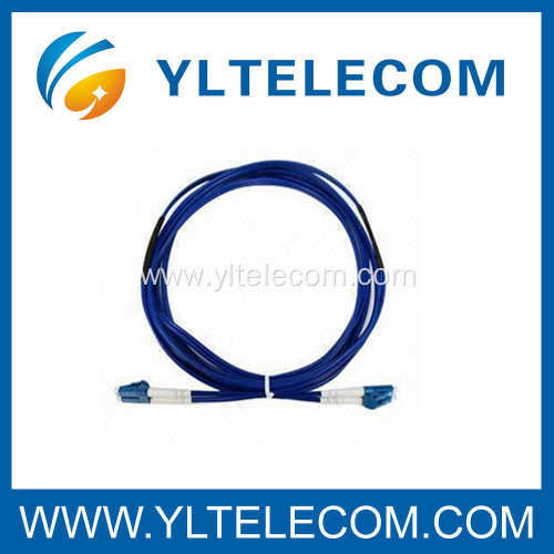 LC Fiber Optic Patch Cord Armored , Steel Armored fiber optic jumper